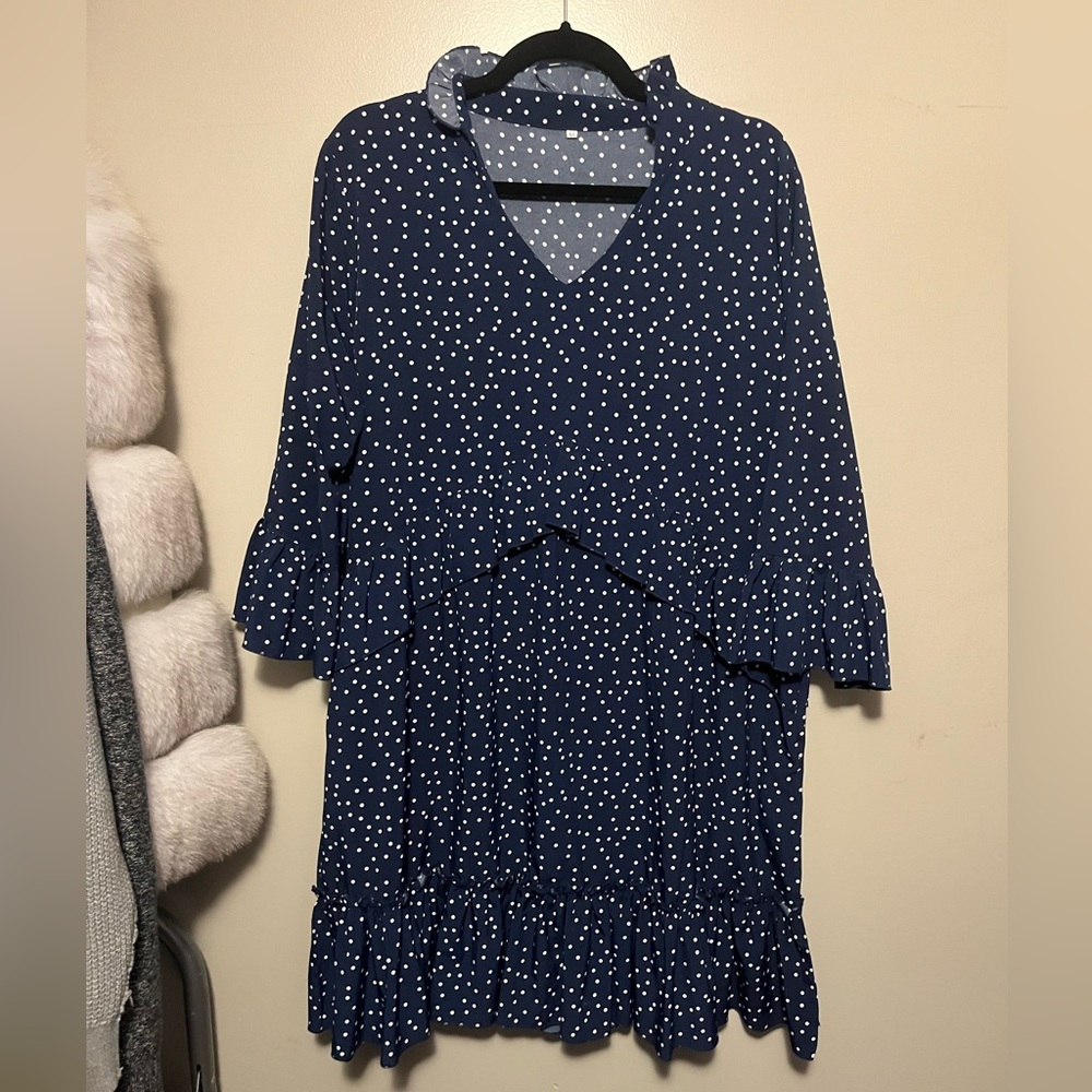 Ruffle mini dress